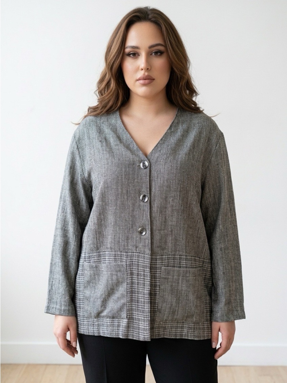 Vintage 90’s Casual Corner Tunic Jacket
